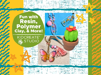 Fun with Resin, Polymer Clay, & More! (6-12 years) 