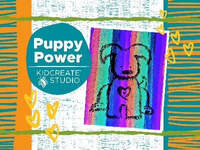 Artsy Glow Party - Puppy Power Workshop (4-9 Years)