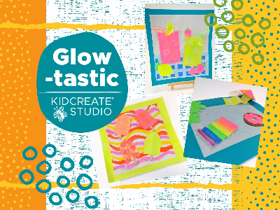 Kidcreate Studio - Bethesda. Glow-Tastic Art Weekly Class (5-12 Years) at Pink Moon